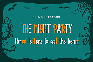 Hayowen Spooky Typeface Extras