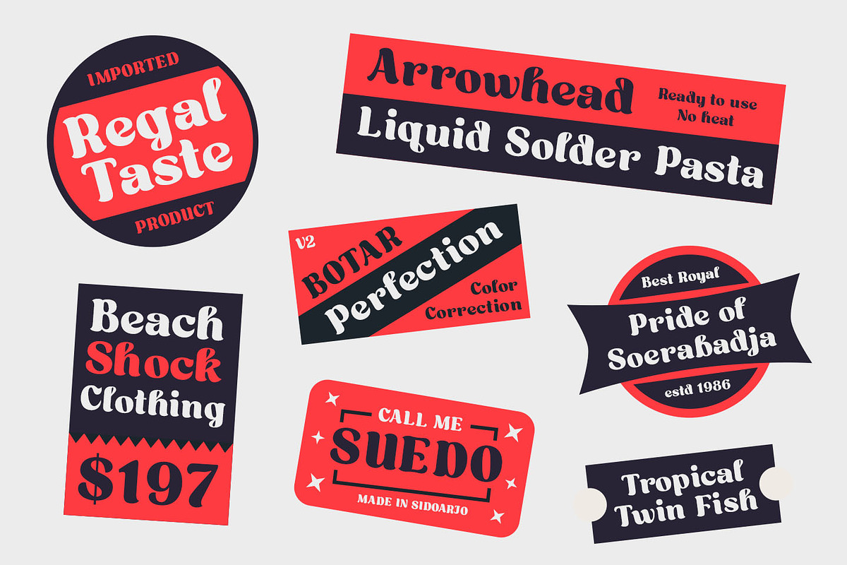 Aveghia Display Serif Font, a Sans Serif Font by Kulokale (Photo 9 of 10)