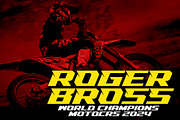 Racing Engine Race Sport Font, a Font by Multype Studio (Thumbnail 5 of 14)