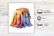 Watercolor Creepy and Cozy Halloween, an Illustration by Canvas Craft (Thumbnail 8 of 8)