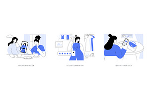 Creating new look isolated cartoon, a Person Illustration by Visual Generation