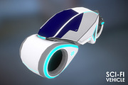 Sci-Fi Vehicle, a Cars & Vehicle 3D Model by Beatheart Creative Studio (Thumbnail 8 of 12)