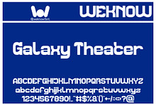 Galaxy Theater font