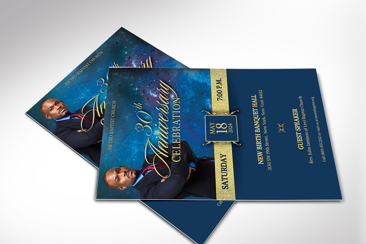 Church Anniversary Banquet Flyer preview 6