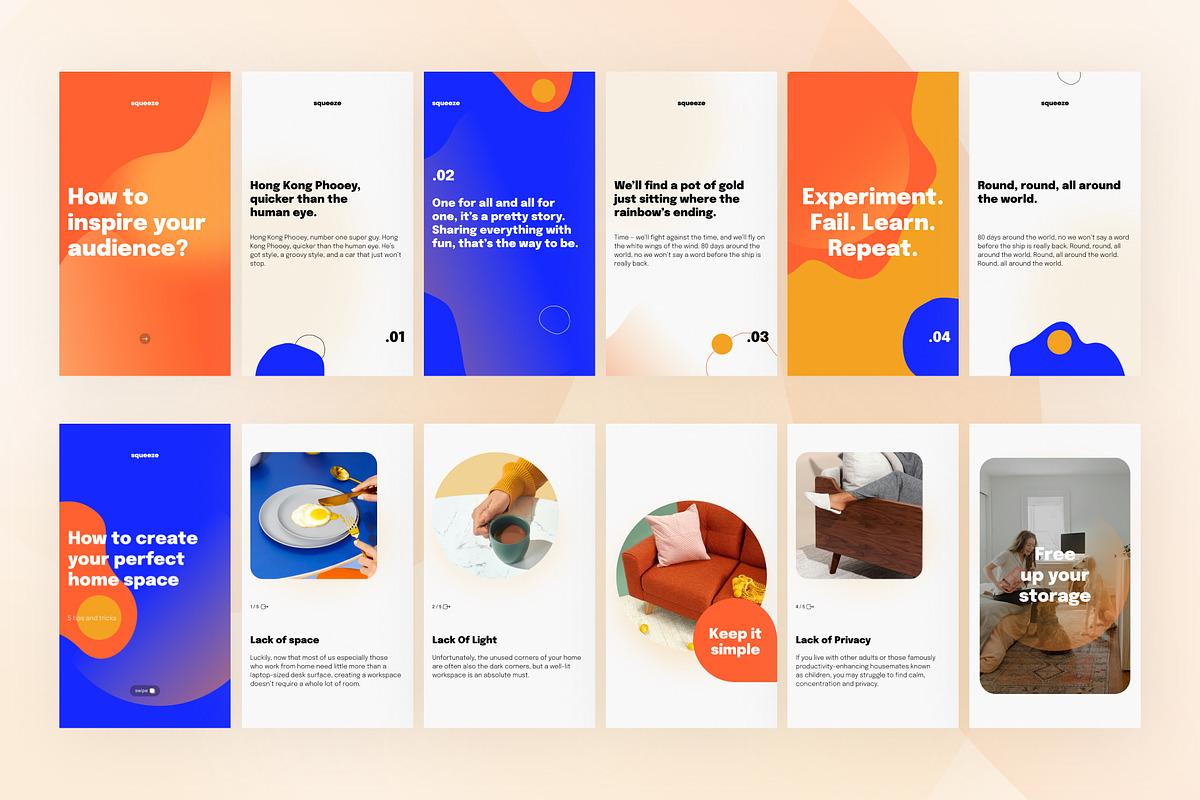 168 Creative Instagram Templates, a Social Media Template by Vladislav Muslakov (Photo 16 of 20)