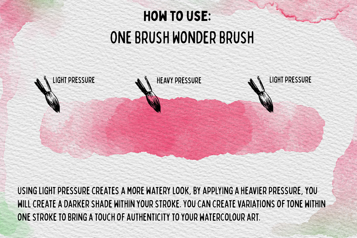 One Brush Wonder Watercolour, a Brush Add-On by SketchWerx (Photo 4 of 12)