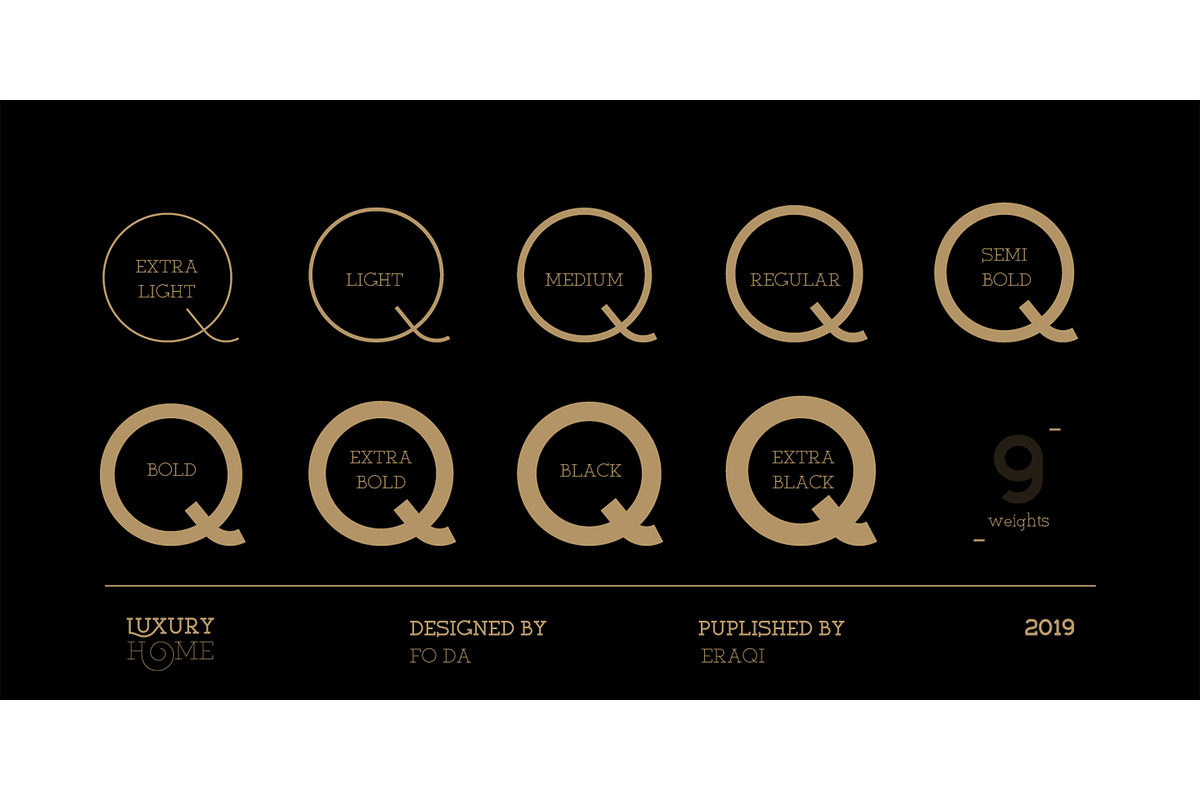 Luxury Home Font, a Font by Foda Foundry (Photo 6 of 8)