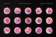 Pearl Y2K Abstract 3D PNG Shapes, an Object Graphic by stasylionet (Thumbnail 4 of 10)