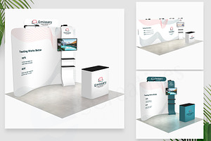 Trade Show Booth Mockup Template