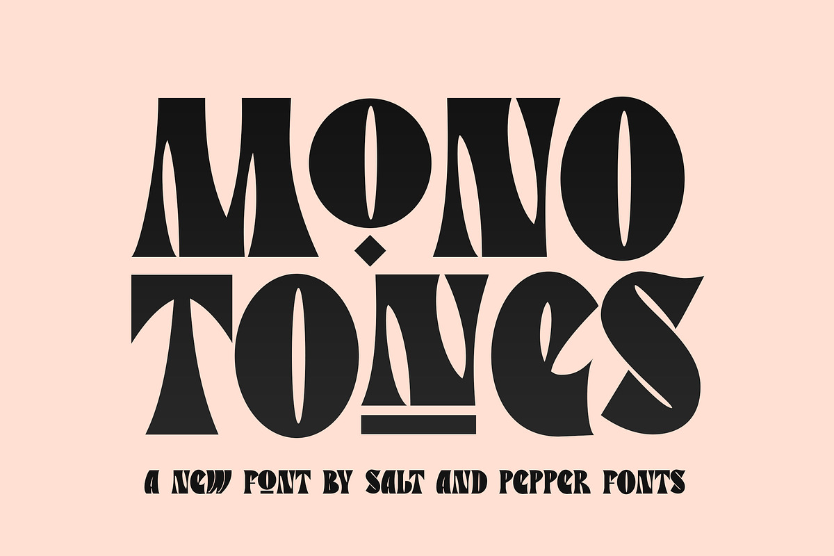 Monotones Font, a Sans Serif Font by Salt & Pepper Designs (Photo 1 of 13)