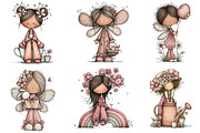 Whimsical Easter Fairy Clipart, an Illustration by Dream Creation (Thumbnail 5 of 7)