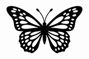 butterfly laser cut design, an Illustration by balal (Thumbnail 8 of 13)