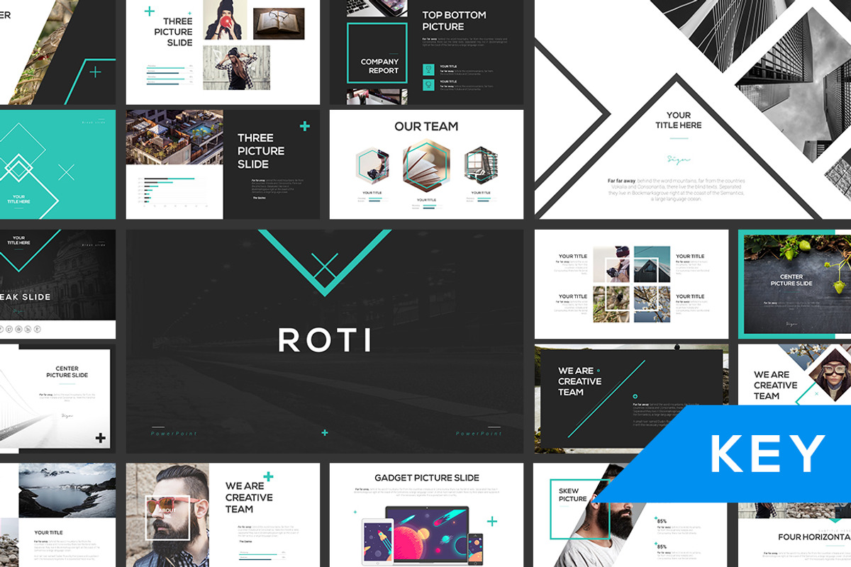 ROTI Keynote Template, a Presentation Template by Angkalimabelas (Photo 1 of 6)