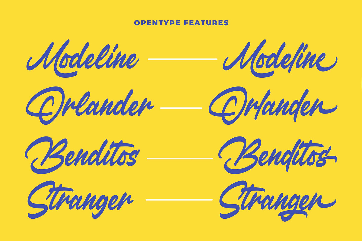 Astroline a modern bold script font, a Font by Blankids Studio (Photo 4 of 12)