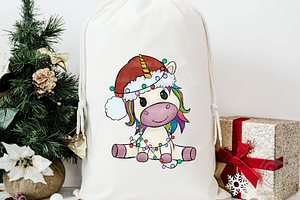 Unicorn Christmas Sublimation