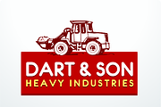 Heavy Industry Logo Design, a Branding & Logo Template by free2fonts (Thumbnail 3 of 4)