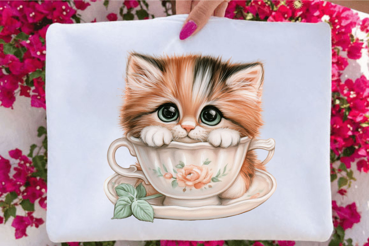 Funny Peeking Cat Clipart PNG Bundle, a Seasonal Illustration by SVGArt (Photo 2 of 5)