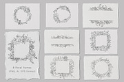 Elegant floral collection.Line art, a Decorative Illustration by Vera●Suleimanova (Thumbnail 12 of 15)