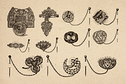 80+ Vintage Illustrations - Brooches, an Illustration by Meglenov (Thumbnail 6 of 8)