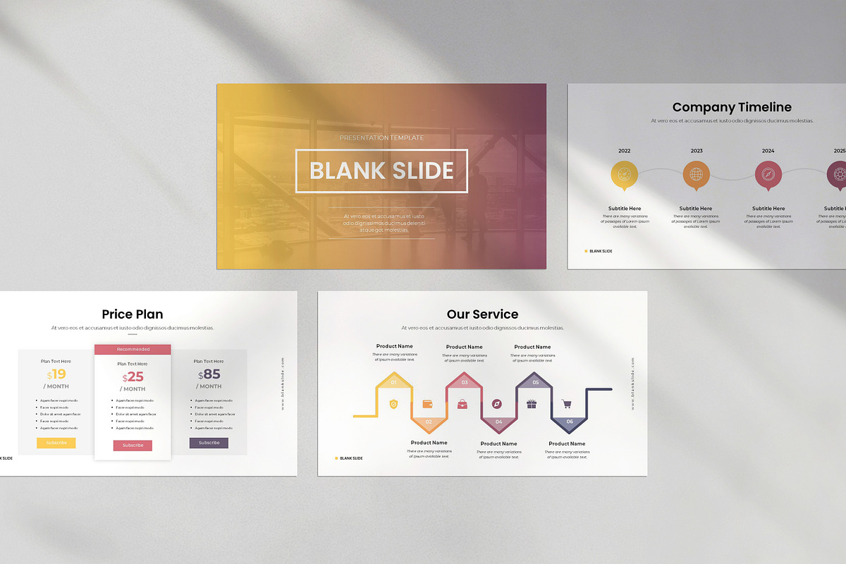 Blank Slide Presentation Template, a Presentation Template by evgenystudio (Photo 4 of 8)