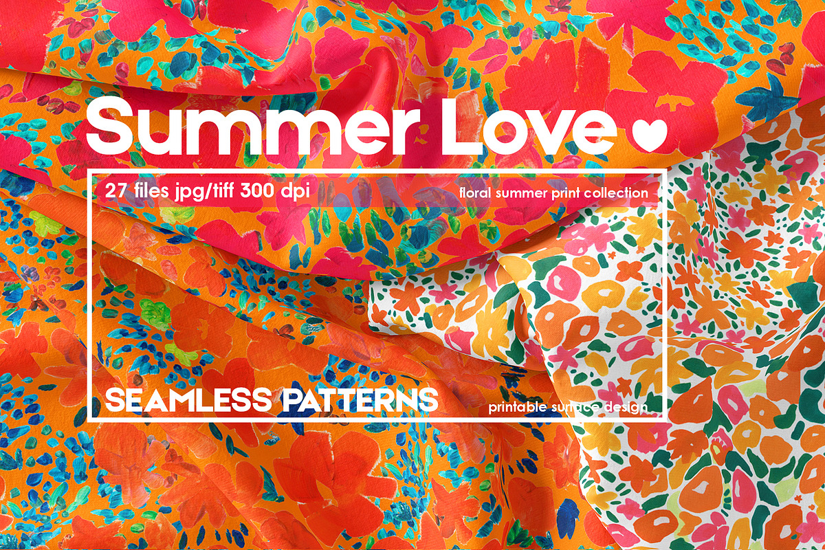 Summer Love, a Pattern Graphic by ANAKOTO (Photo 1 of 9)