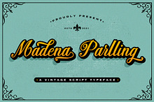 Madena Parlling - Bold Script Font