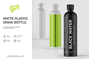 Matte Plastic Drink Bottle Mockup, a Product Mockup by Green Art (Thumbnail 3 of 4)