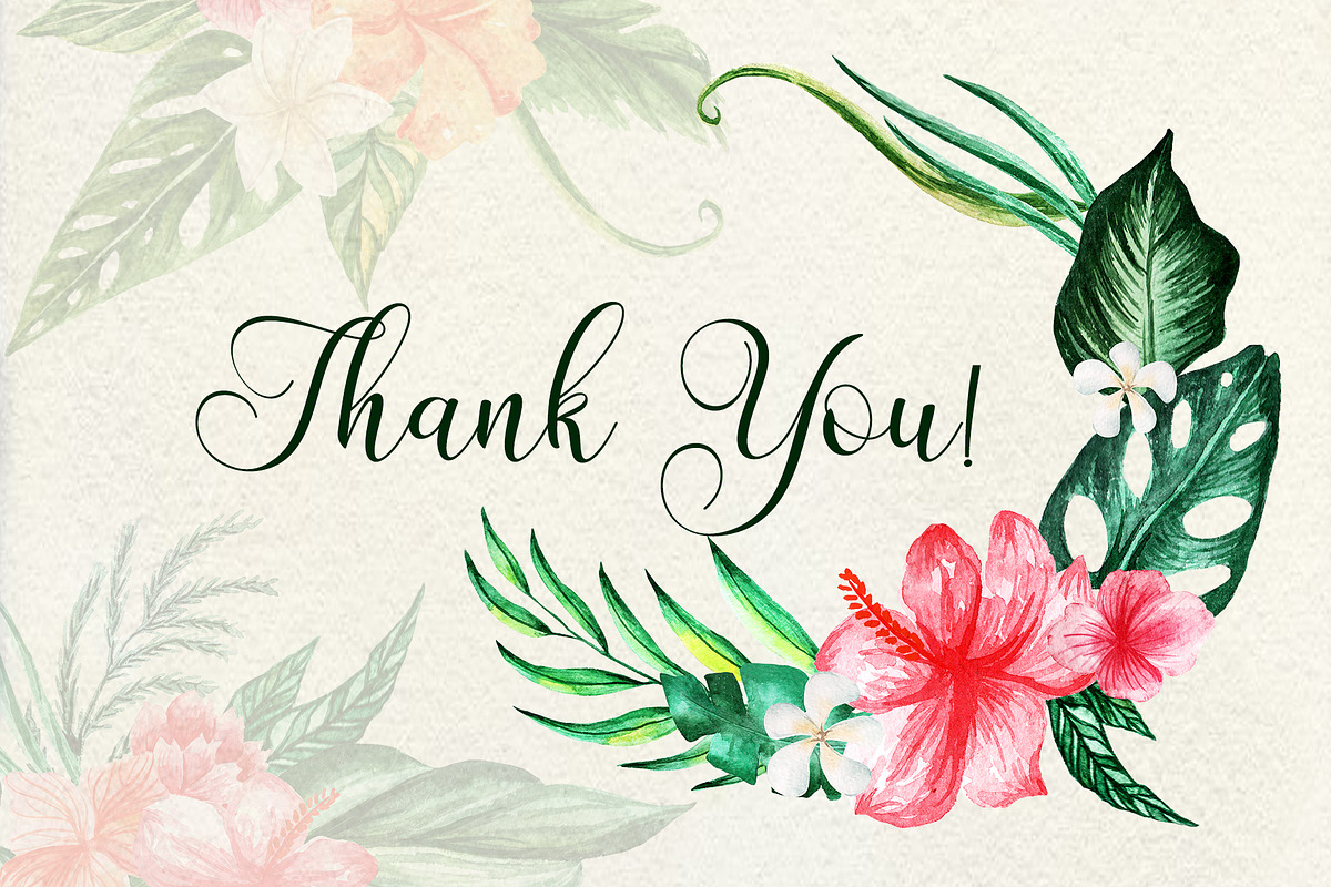Tropical Dream-watercolor set, a Decorative Illustration by Astarte_design (Photo 11 of 11)