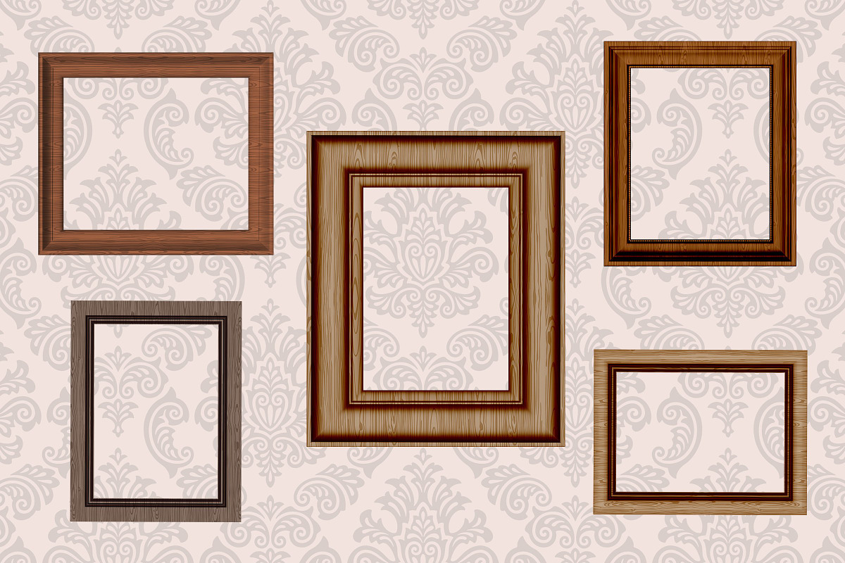 Wooden Photo Frames, a Graphic by Norse Studio (Photo 3 of 3)