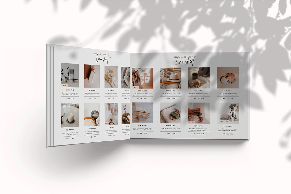 Wholesale Line sheet Canva Template, a Flyer Template by Hellohastore (Photo 4 of 10)