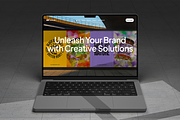 Duestudio - Company Website UI KIT A, a Device Mockup by Odama (Thumbnail 5 of 6)