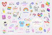 LGBTQ Pride, a Decorative Illustration by Inky Reindeer (Thumbnail 3 of 10)