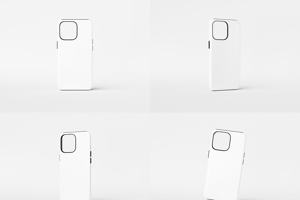 iPhone 13-14 Pro Tough Case Mockup, a Wearable Device Mockup by Mocart (Photo 10 of 11)