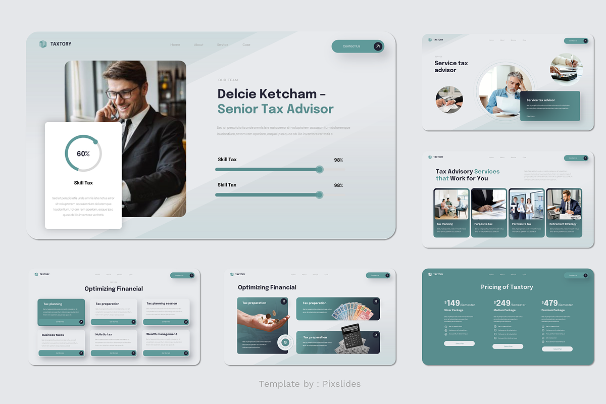 Tax Advisor Keynote, a Presentation Template by Pixslides (Photo 4 of 7)