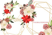 20% OFF! Christmas Floral Alphabet, an Illustration by Chus Moreno Studio (Thumbnail 7 of 11)