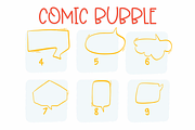Comic Bubble |Symbols Fonts, a Symbol Font by Sirinart (Thumbnail 4 of 7)