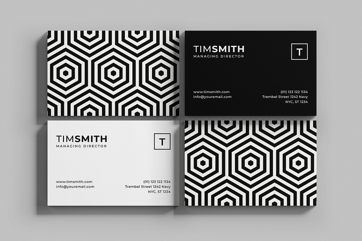 Pattern Business Card Template Vol 4, a Business Card Template by Shahjhan (Photo 1 of 3)