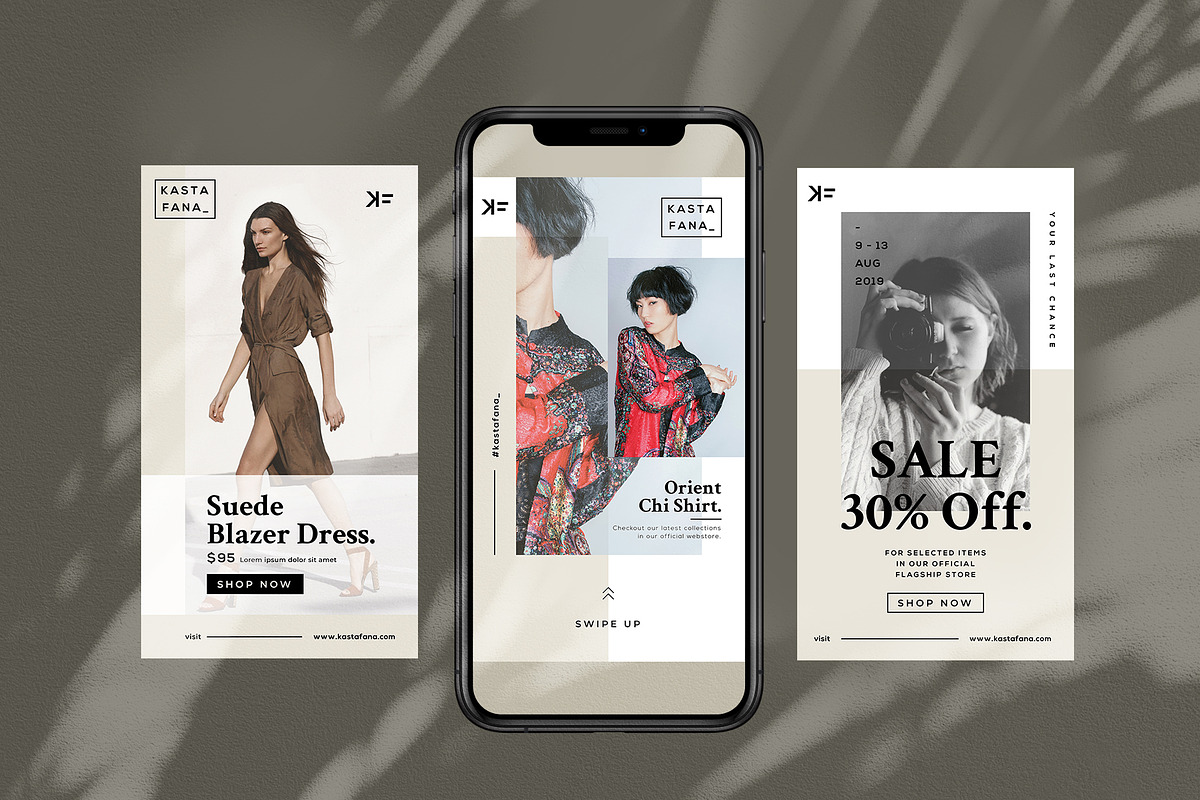 Fashion Instagram Stories, a Social Media Template by rubirubiko (Photo 4 of 6)
