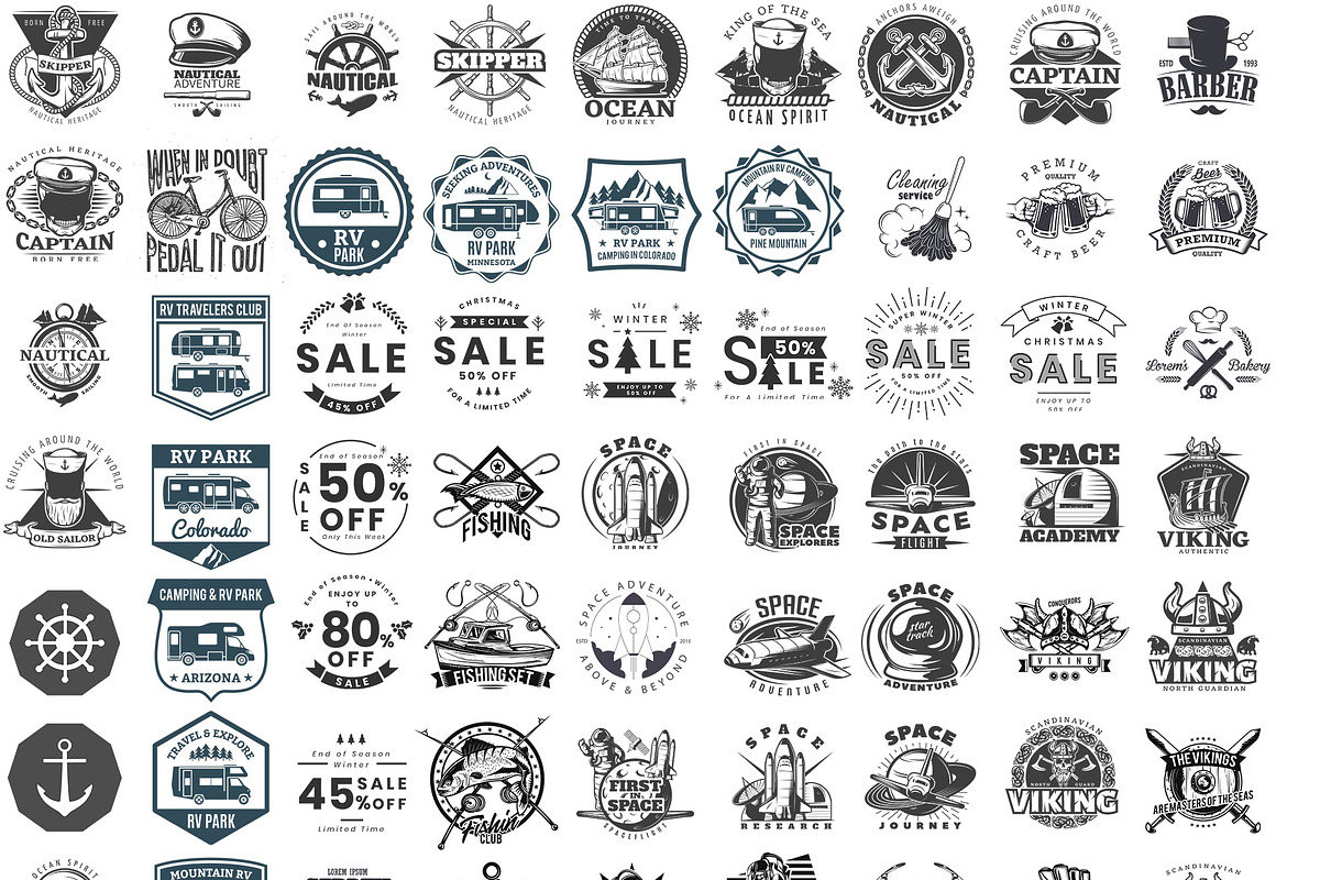560 Vintage Logo, Monogram Logo, a Branding & Logo Template by Imagine Design Studio (Photo 6 of 7)