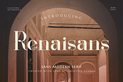 Renaisans Sans Modern Serif, a Serif Font by Creatype Studio (Thumbnail 1 of 10)