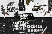Procreate Stamp Brushes Bundle, a Brush Add-On by Layerform Design Co. (Thumbnail 7 of 7)