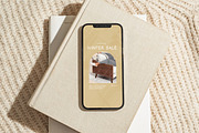 iPhone 12 Pro Max PSD Mockup Minimal, an iPhone Mockup by Area Mockups (Thumbnail 2 of 2)