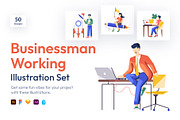 Business and Work illustration Set, a Work Illustration by Vectors Market (Thumbnail 1 of 8)