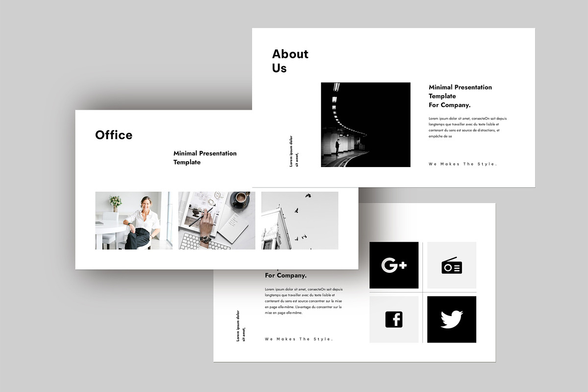 Minimal Presentation Template, a Presentation Template by Studio_Clarity (Photo 3 of 5)