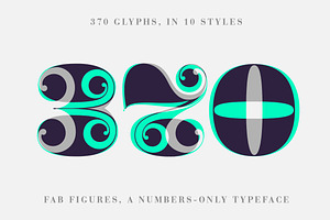 Fab Figures Typeface Set