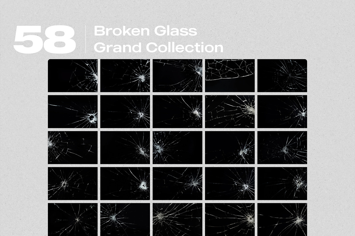 Broken Glass Grand Collection, a Brushes & More by PhotoSpirit (Photo 8 of 8)
