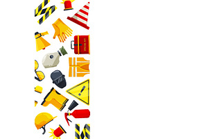 Yellow safety equipment and