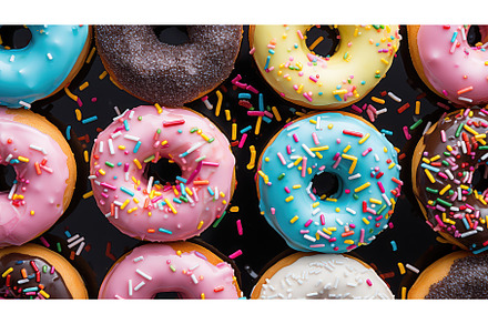 glazed fattening donut food ai, a Background Photo by pikepicture
