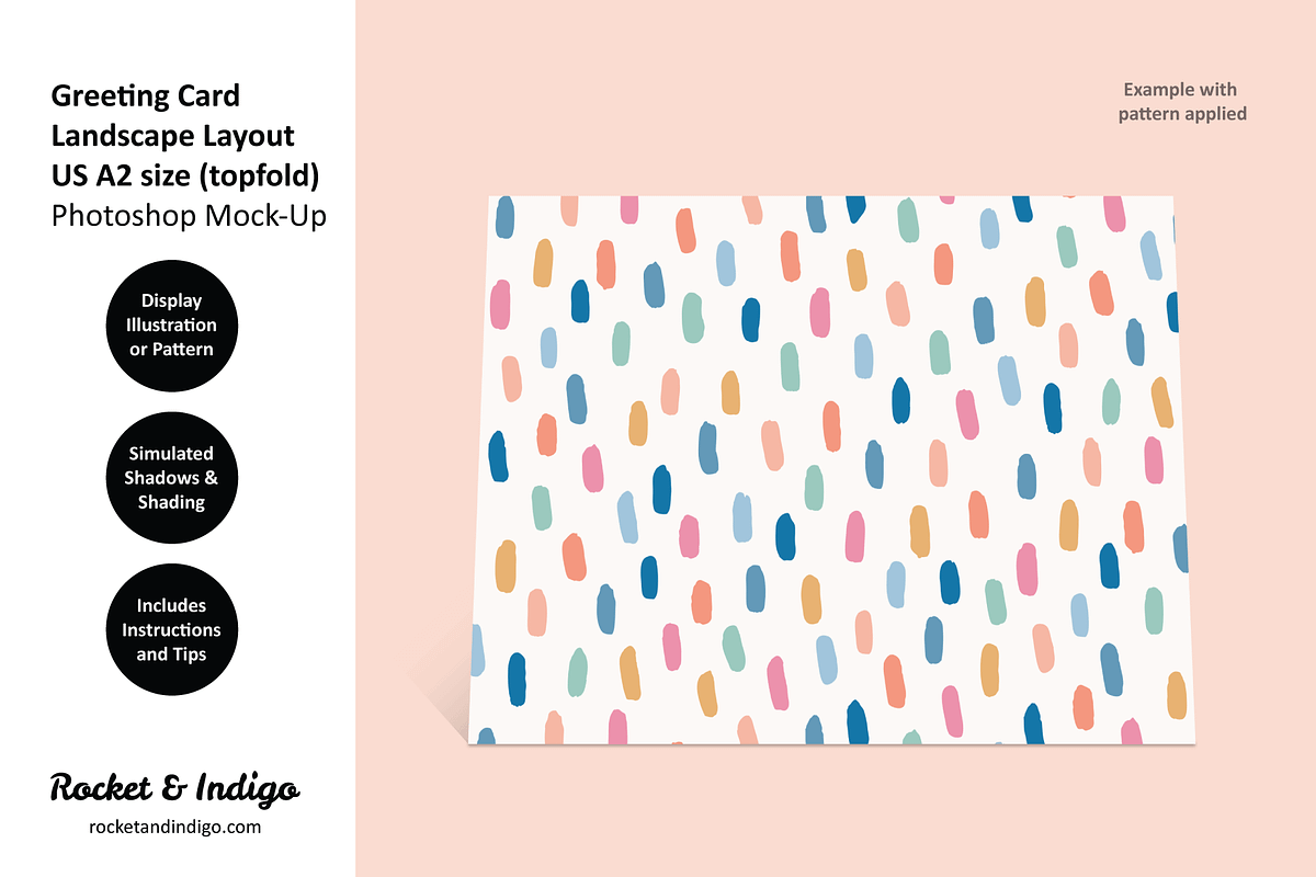US A2 Greeting Card PS Mockup 7, a Product Mockup by Rocket & Indigo (Photo 7 of 8)