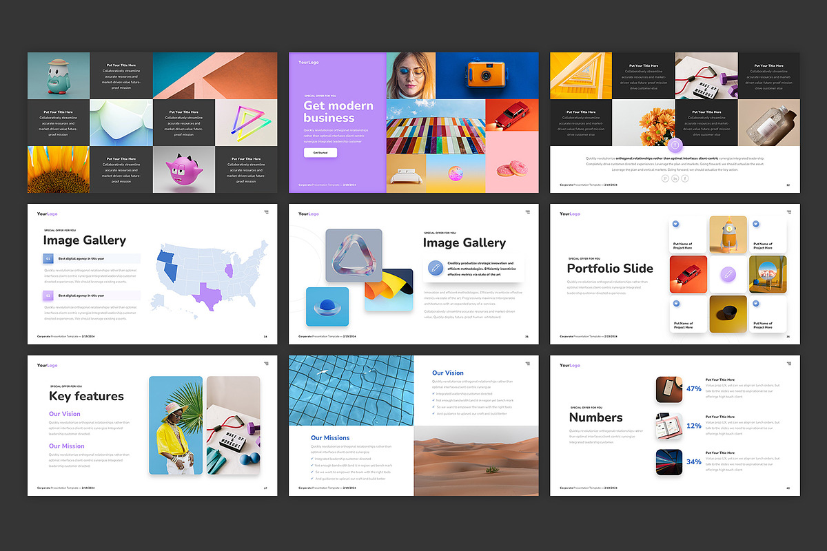Corporate PowerPoint Presentation Te, a Presentation Template by Pixel_Vision_Store (Photo 5 of 5)